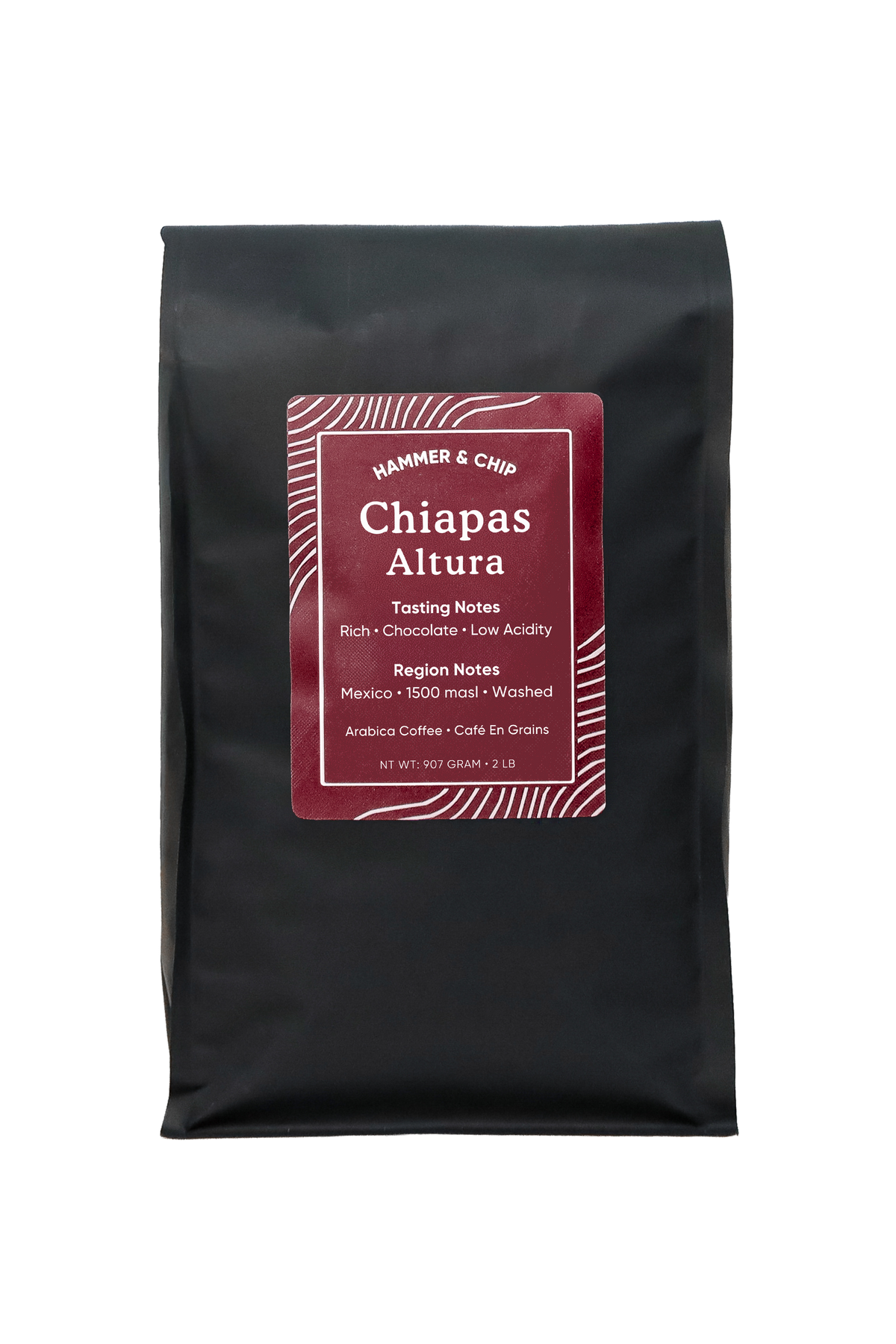 WS | Chiapas, Mexico - Single Origin, Dark - 907 gram | Whole Bean